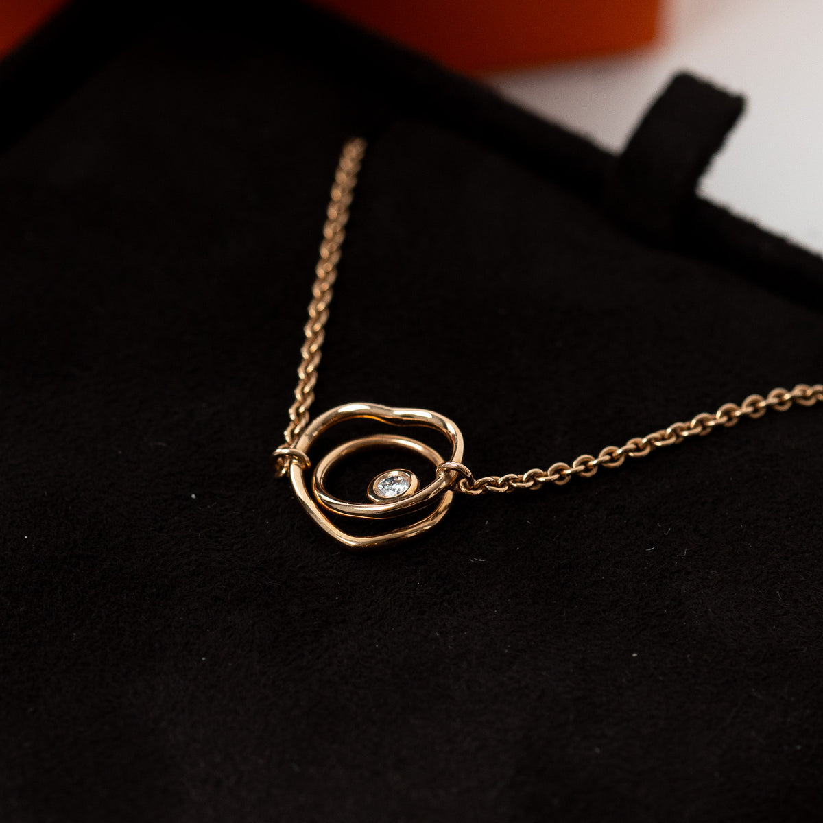 Hermes 18k Gold Vertige Coeur Bracelet