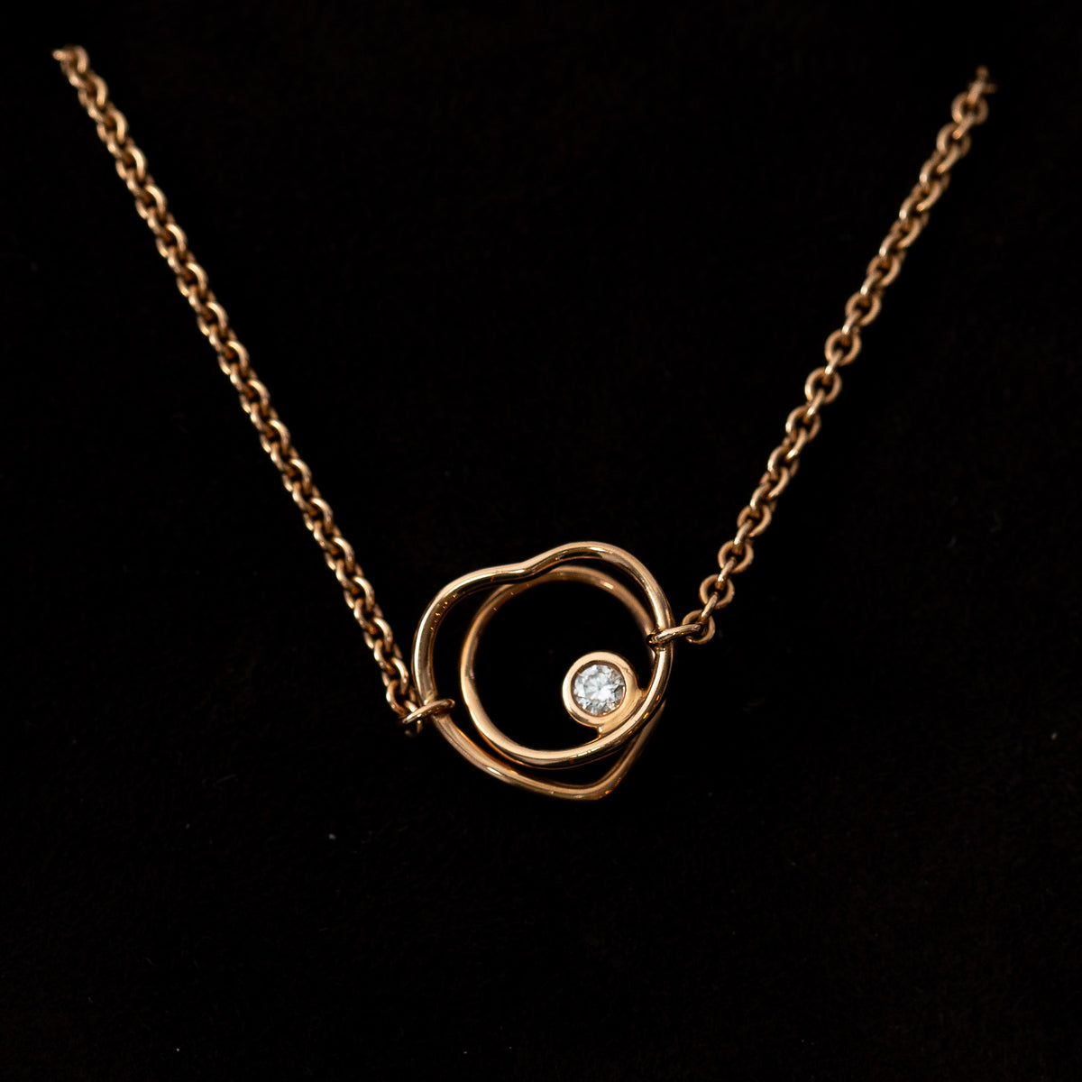 Hermes 18k Gold Vertige Coeur Bracelet