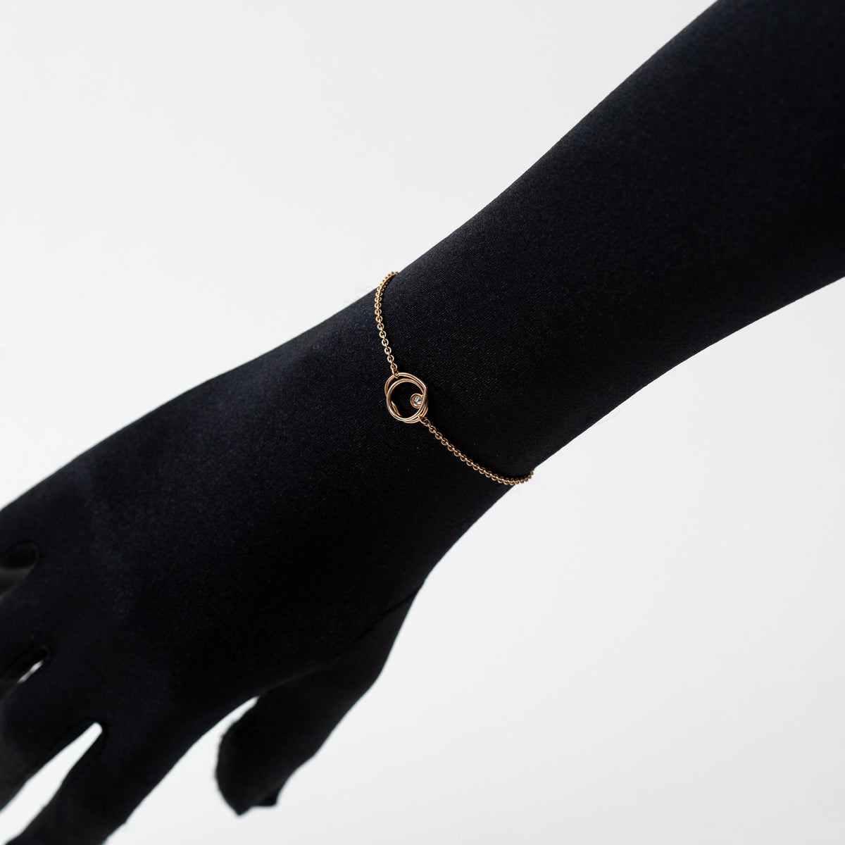 Hermes 18k Gold Vertige Coeur Bracelet