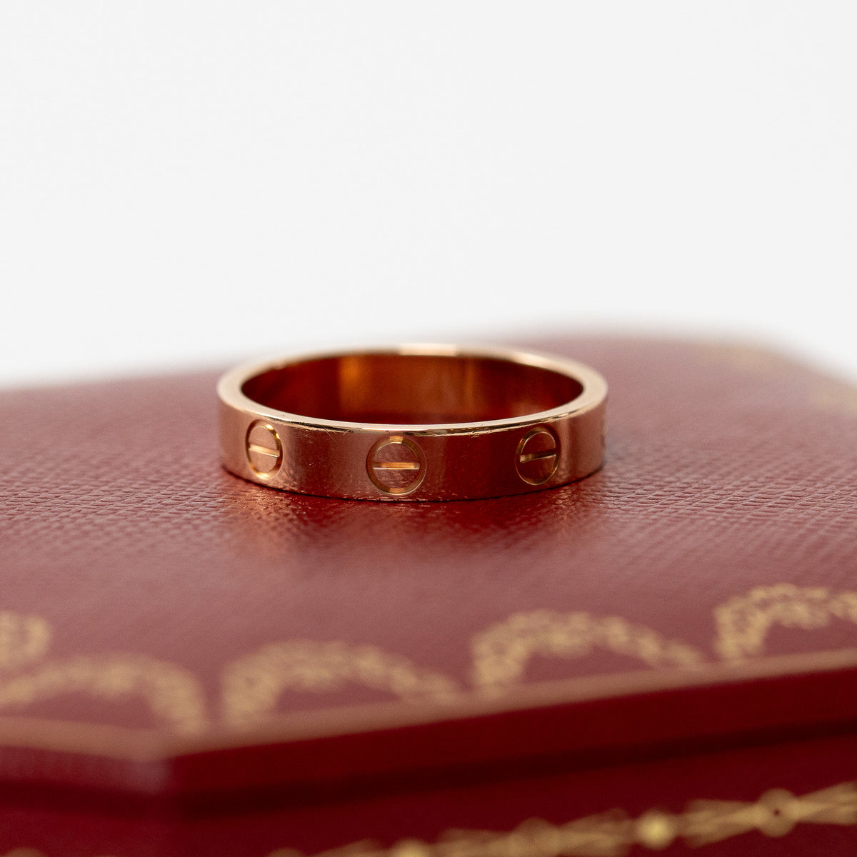 Cartier 18k Rose Gold Love Ring