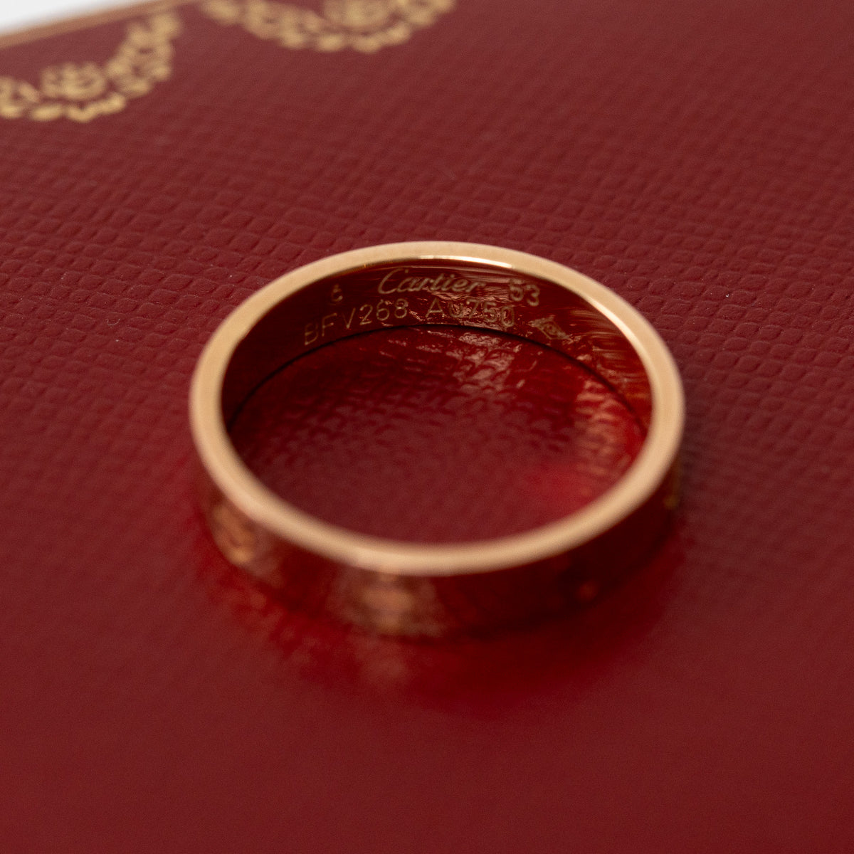 Cartier 18k Rose Gold Love Ring Size 6.5