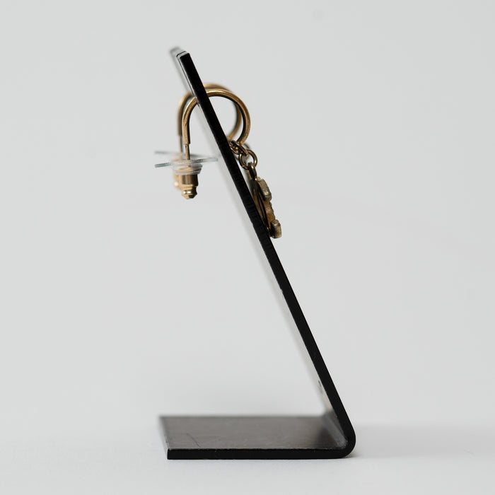 Pre-Loved Chanel™ Gold Tone Crystal Embellished Earrings