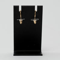 Pre-Loved Chanel™ Gold Tone Crystal Embellished Earrings