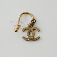 Pre-Loved Chanel™ Gold Tone Crystal Embellished Earrings