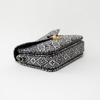 Louis Vuitton Grey and Black Canvas Jacquard 1985 MM Pochette Metis Handbag