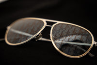 Dior Silver Aviator Dior Oblique Sunglasses
