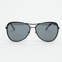 Pre-Loved Chanel™ Black Aviator Sunglasses
