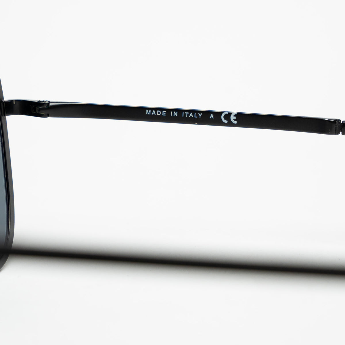 Pre-Loved Chanel™ Black Aviator Sunglasses