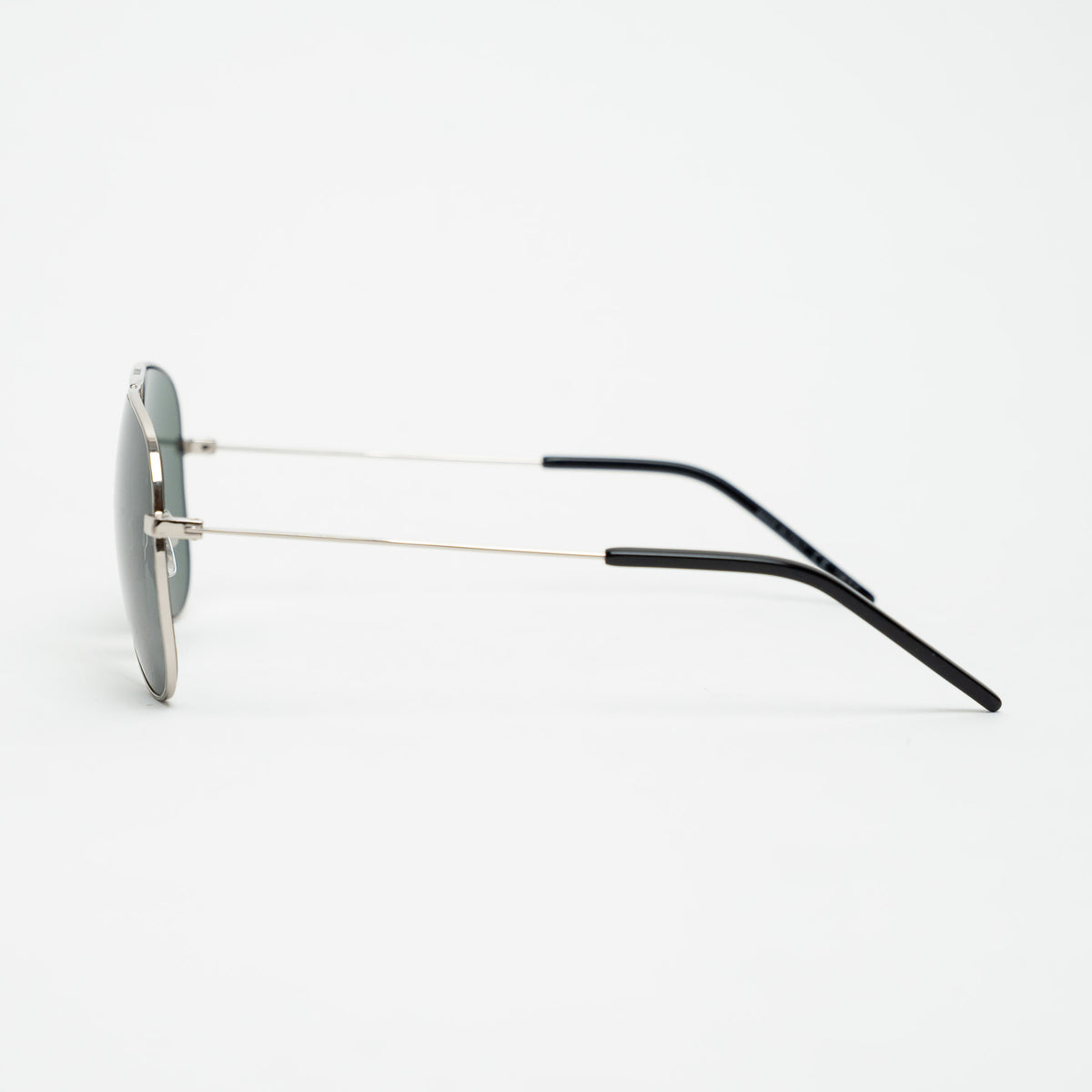 Saint Laurent Silver Aviator Sunglasses