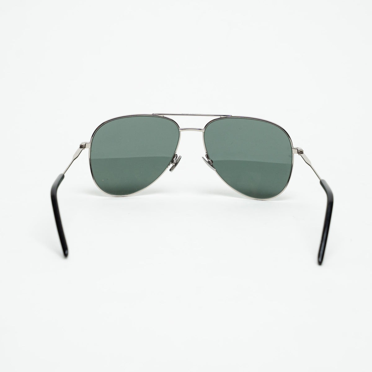 Saint Laurent Silver Aviator Sunglasses