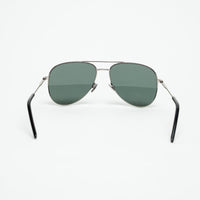 Saint Laurent Silver Aviator Sunglasses