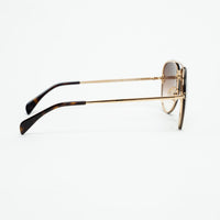 Celine Gold Frameless Aviator Sunglasses