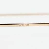 Celine Gold Frameless Aviator Sunglasses