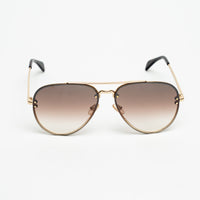 Celine Gold Frameless Aviator Sunglasses
