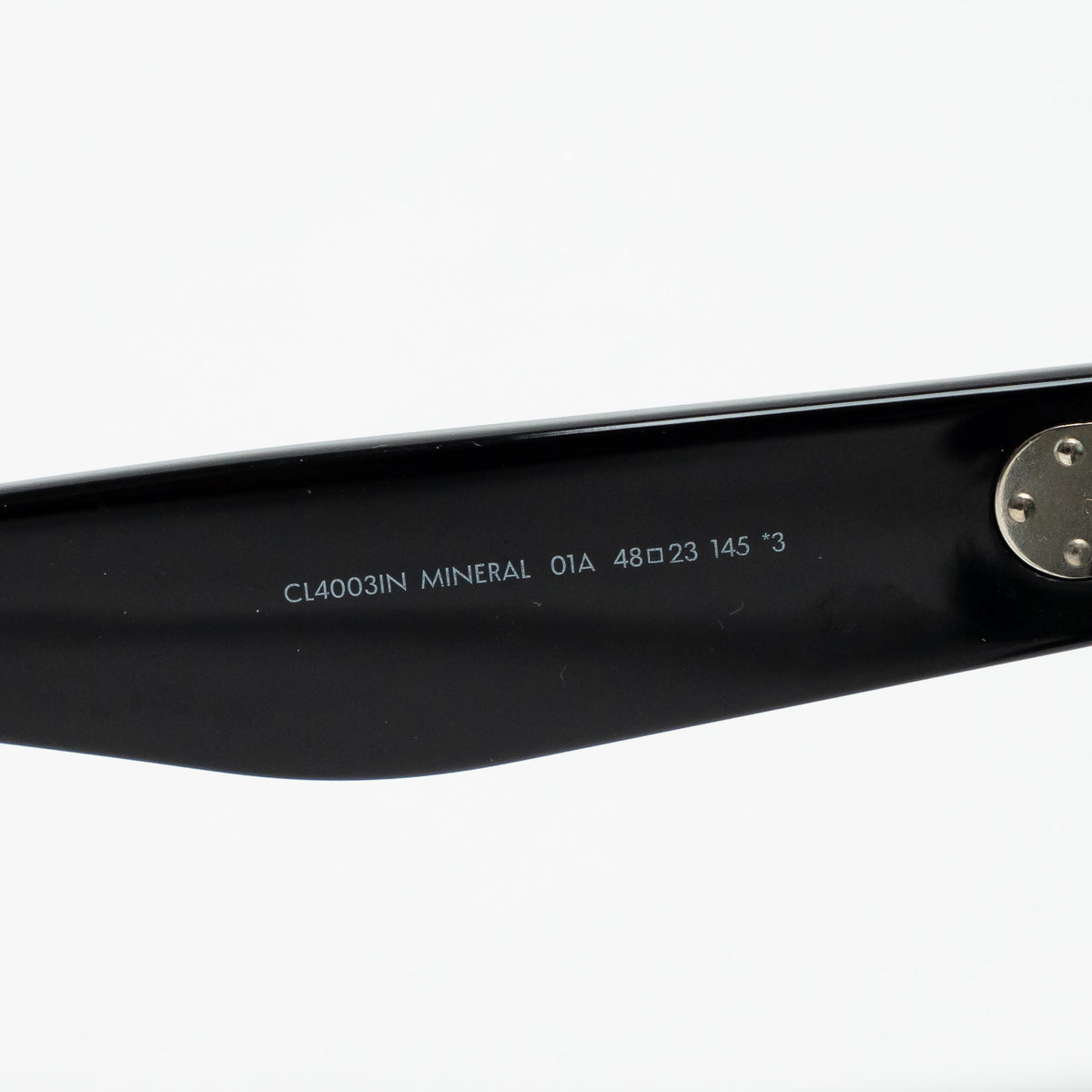 Celine Black Sunglasses with Tinted Lenses and Silver Details