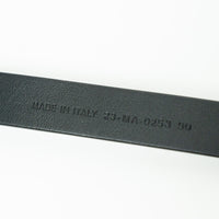 Dior Black Grained Leather Miss Dior Belt Size 90