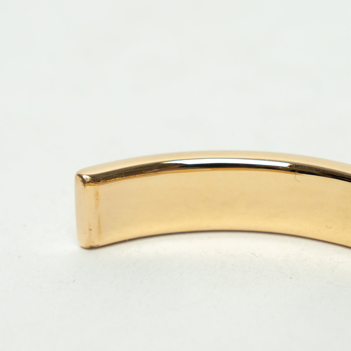 Louis Vuitton Gold Damier Print Enamel Bracelet Size M