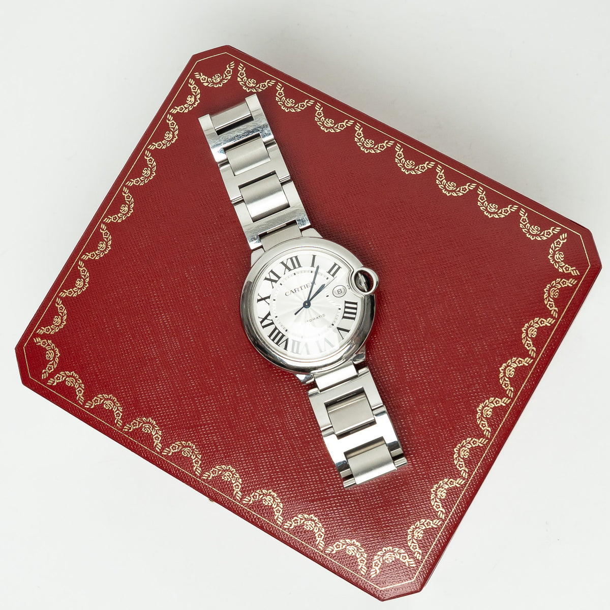 Cartier Stainless Steel Ballon Bleu de Cartier 42mm Watch