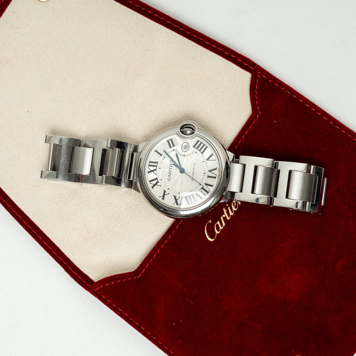 Cartier Stainless Steel Ballon Bleu de Cartier 42mm Watch