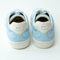 Gucci Baby Blue Mesh/Suede Low-Top Sneakers Size 39 & 39.5