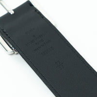 Louis Vuitton Damier Graphite Canvas Belt with Red Leather Trim Size 95/38