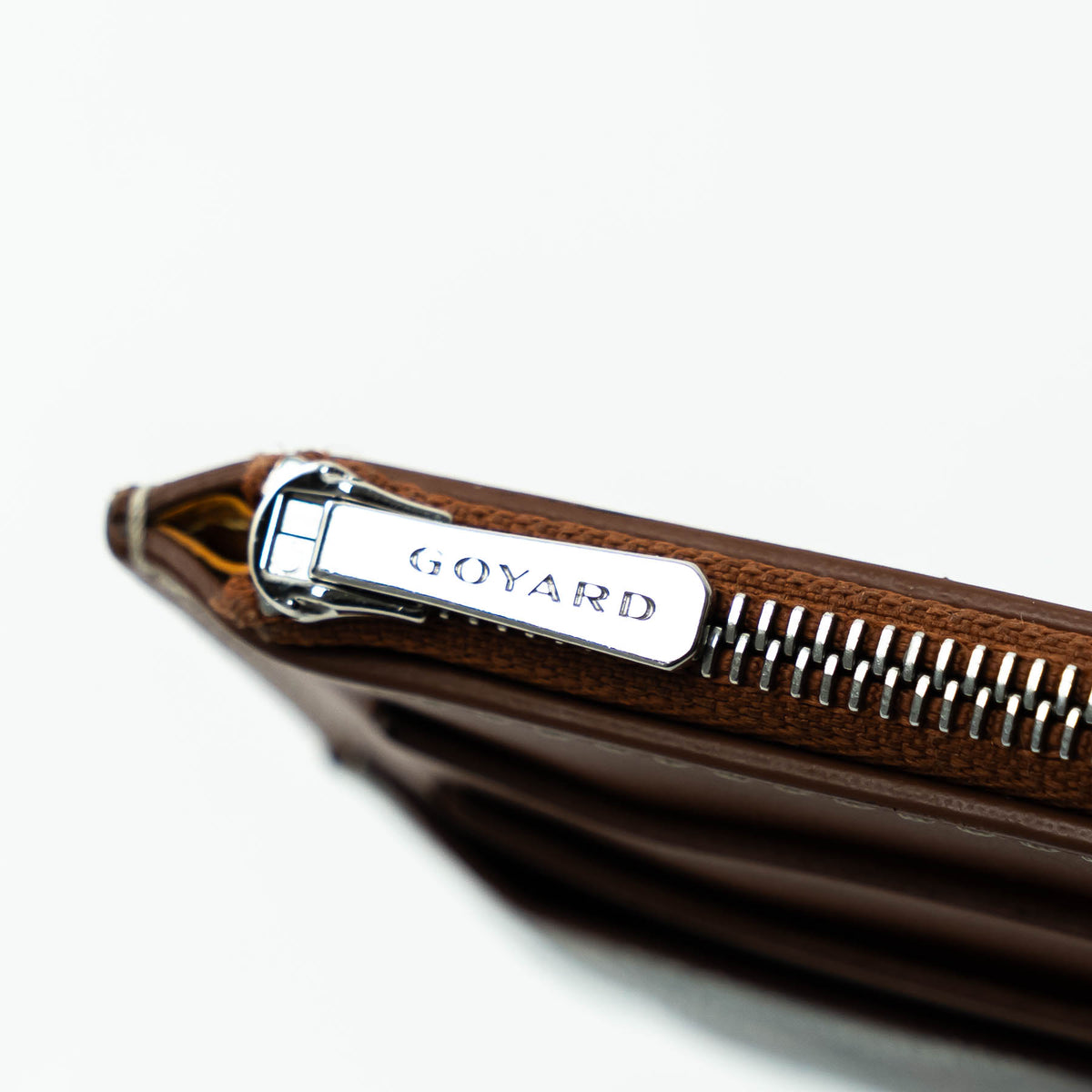 Goyard Black and Tan Goyardine Insert Louise Cardholder