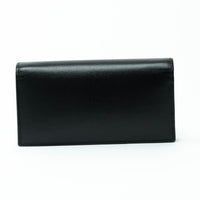 Gucci Black Grained Leather Horsebit 1955 Wallet on Chain