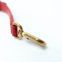 Balenciaga Red Shiny Box Calfskin Leather Small Hourglass Handbag