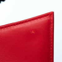 Balenciaga Red Shiny Box Calfskin Leather Small Hourglass Handbag