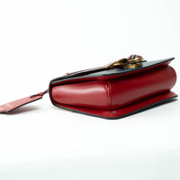 Gucci Tricolor Calfskin Leather Sylvie Web Queen Margaret Shoulder Bag