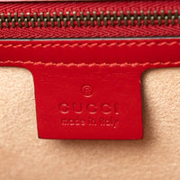 Gucci Tricolor Calfskin Leather Sylvie Web Queen Margaret Shoulder Bag