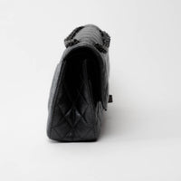 Pre-Loved Chanel ™ Metallic Grained Leather Medium 2.55 Flap Bag