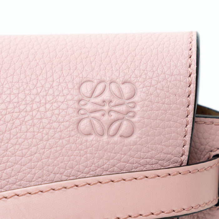 Loewe Pink Calfskin Leather Mini Gate Dual Bag