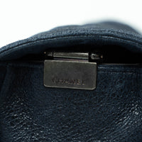 Pre-Loved Chanel™ Navy Grained Leather Extra Large Boy Bag