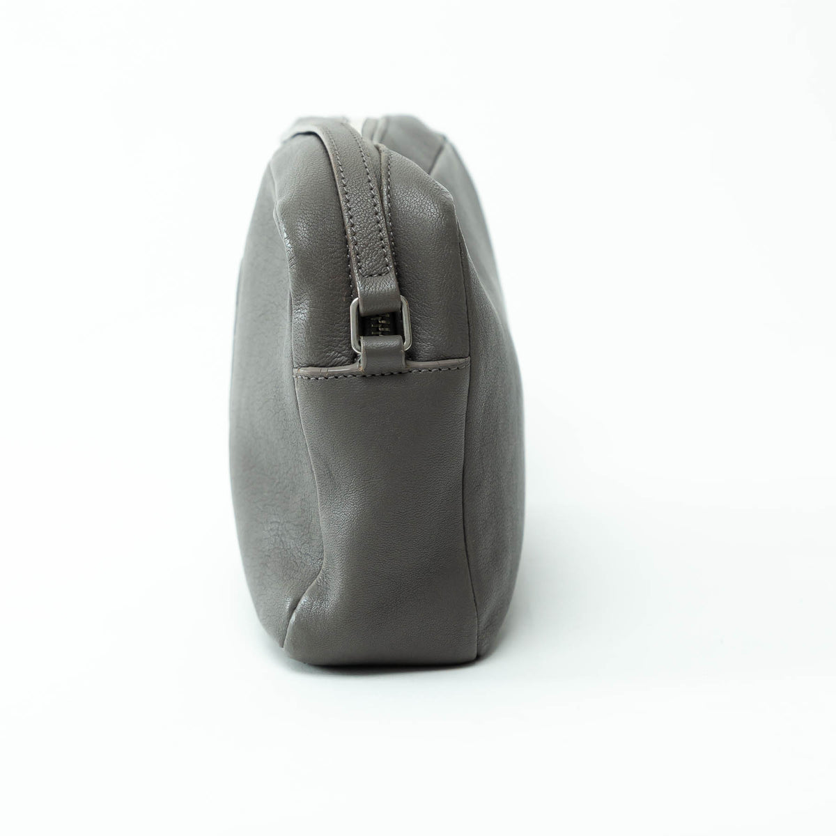 Saint Laurent Grey Grained Leather Small LouLou Camera Bag