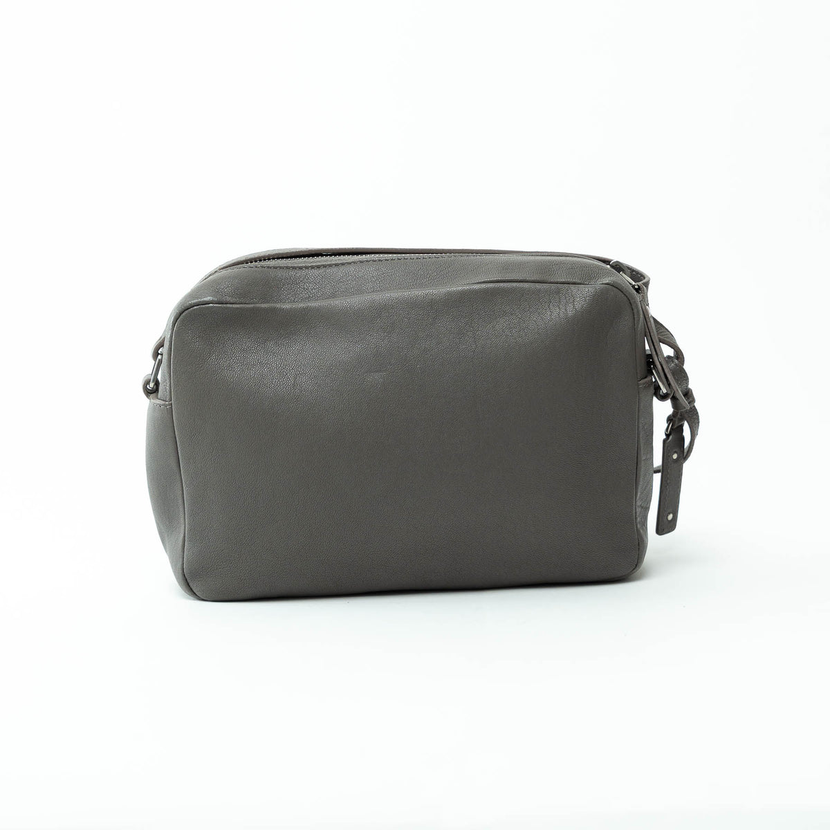 Saint Laurent Grey Grained Leather Small LouLou Camera Bag