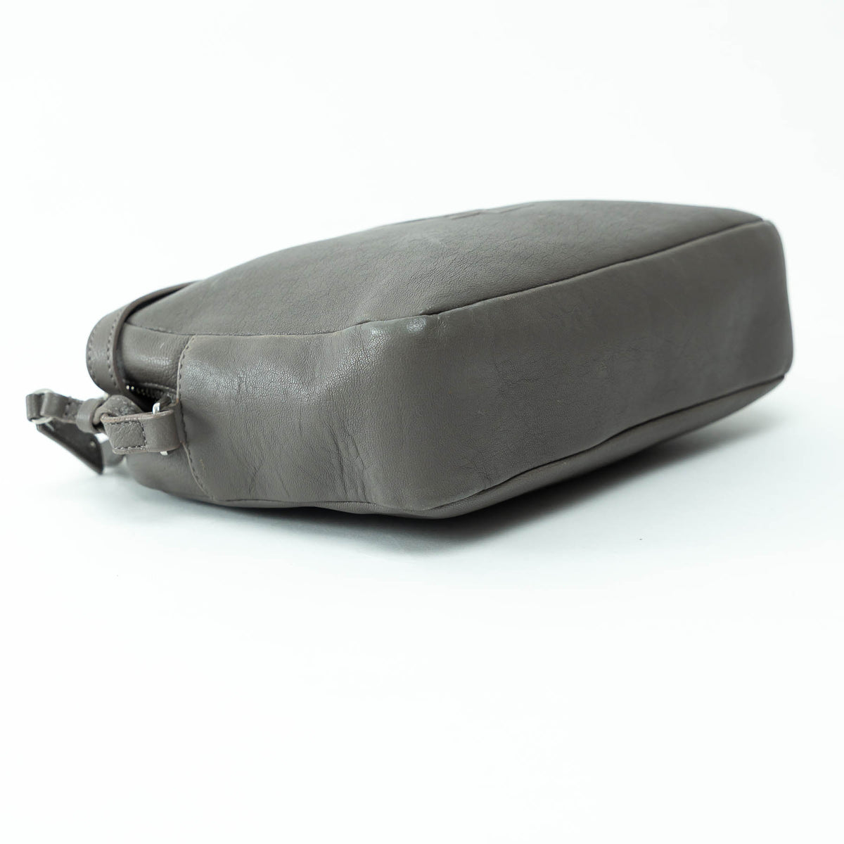 Saint Laurent Grey Grained Leather Small LouLou Camera Bag