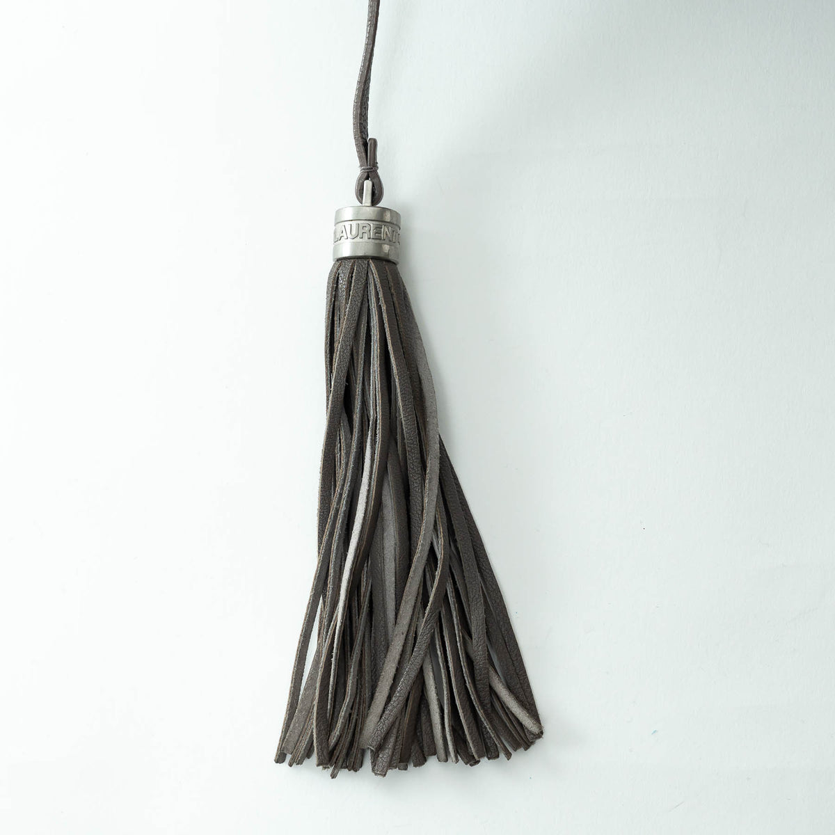 Saint Laurent Grey Grained Leather Small LouLou Camera Bag