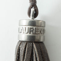 Saint Laurent Grey Grained Leather Small LouLou Camera Bag