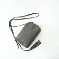 Saint Laurent Grey Grained Leather Small LouLou Camera Bag