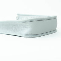 Hermes Bleu Pale Clemence Leather Mini Evelyn 16