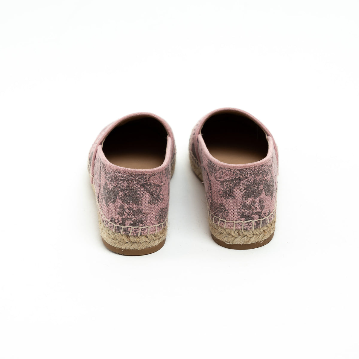 Dior Pink Canvas Espadrilles Size 37