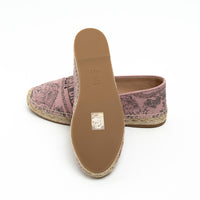 Dior Pink Canvas Espadrilles Size 37