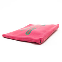 Gucci Pink Grained Leather Zip Pouch