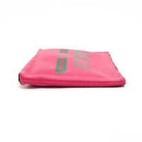 Gucci Pink Grained Leather Zip Pouch