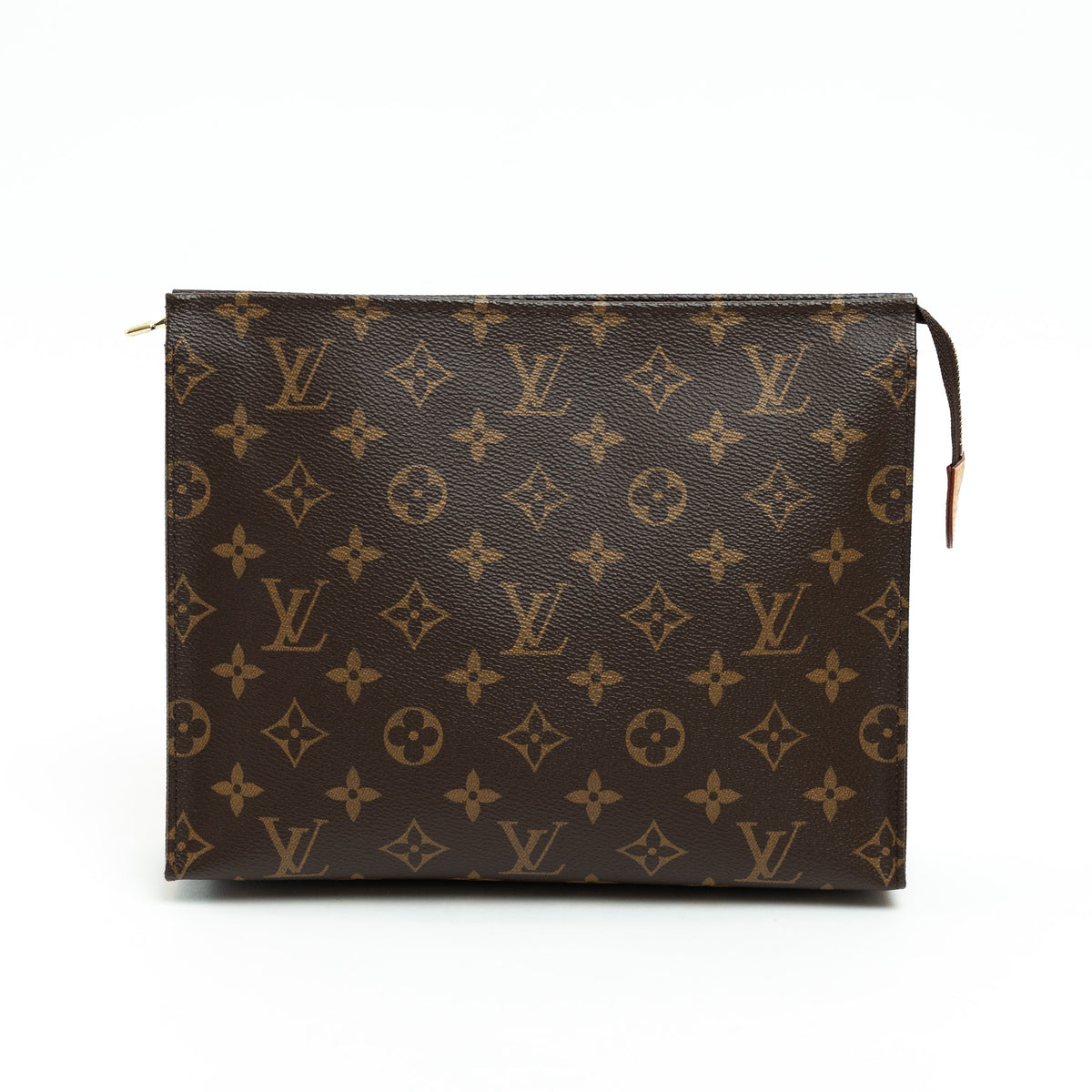 Louis Vuitton Coated Canvas Monogram Pouch Size 26