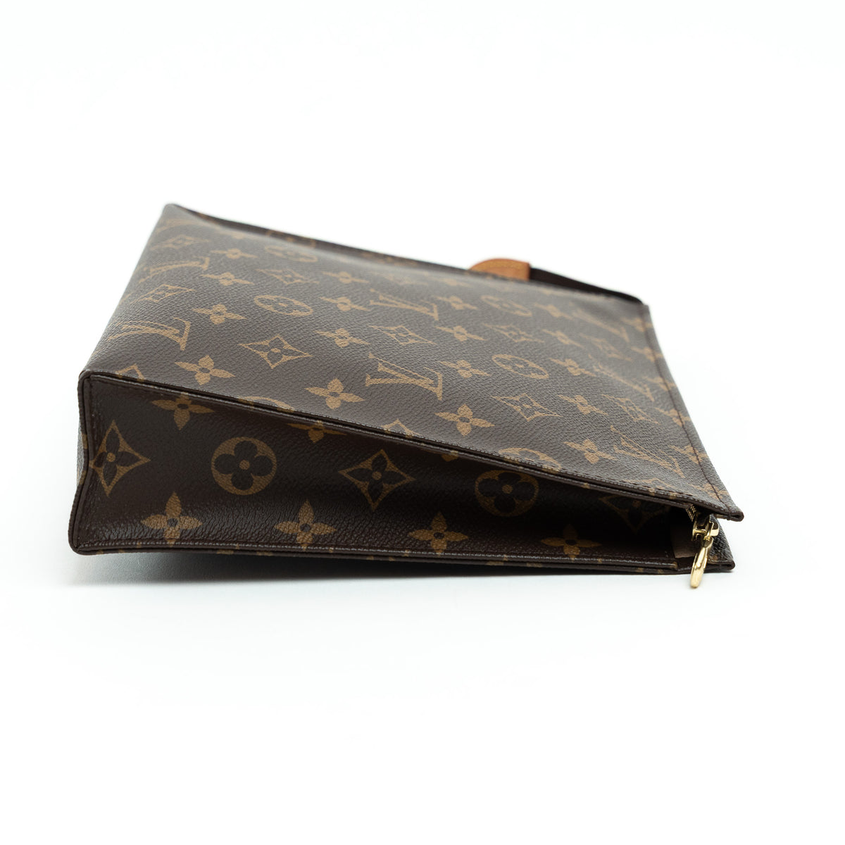 Louis Vuitton Coated Canvas Monogram Pouch Size 26