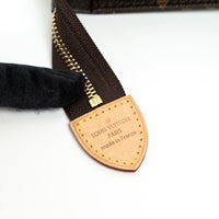 Louis Vuitton Coated Canvas Monogram Pouch Size 26