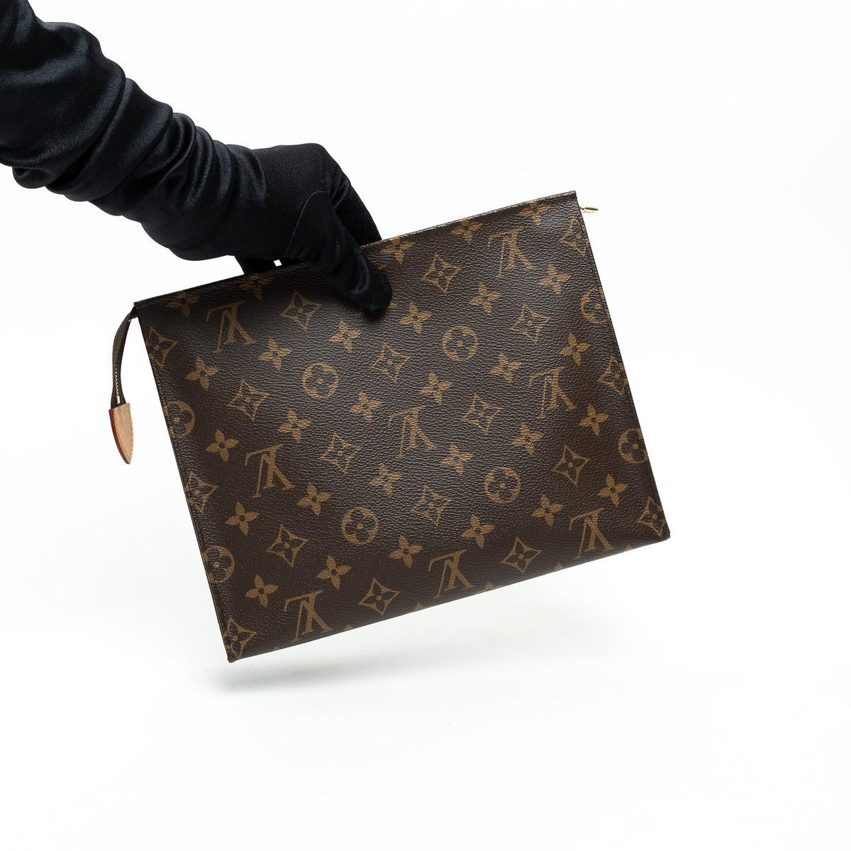Louis Vuitton Coated Canvas Monogram Pouch Size 26