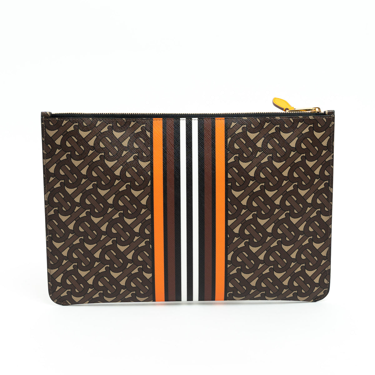 Burberry Coated Monogram Canvas Zip Pouch